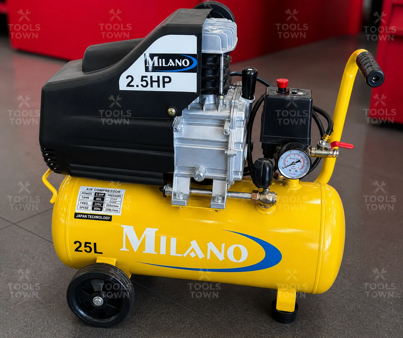 Milano 25L Direct Driven Air Compressor